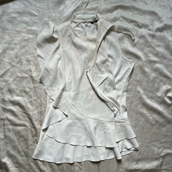 Ann Taylor Cream Top - Picture 3 of 8